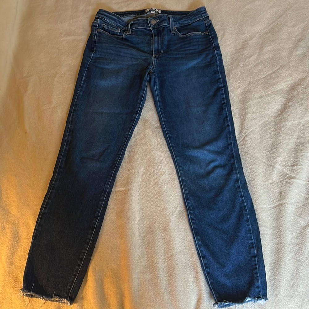 PAIGE Verugo Ankle Skinny Frayed Hem